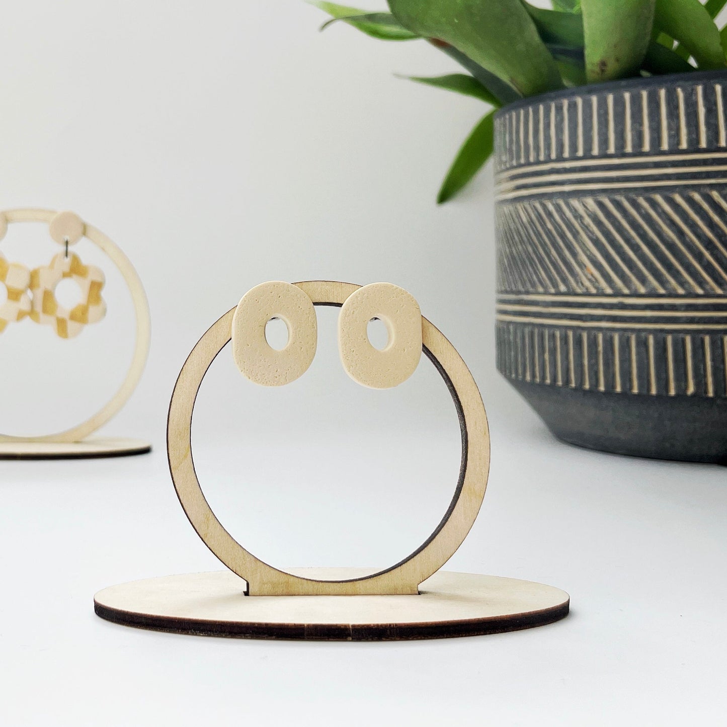 Donut Stud in Sand - Limited Edition