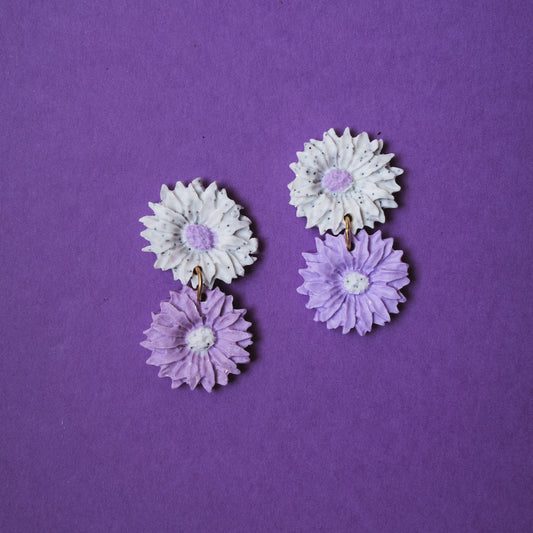 Lavender Daisy Stack